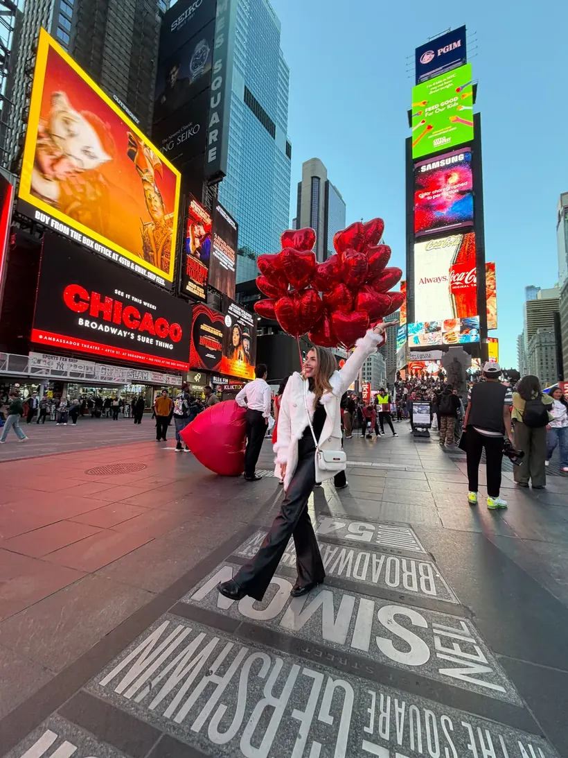Depois: Times Square com o preset New York aplicado