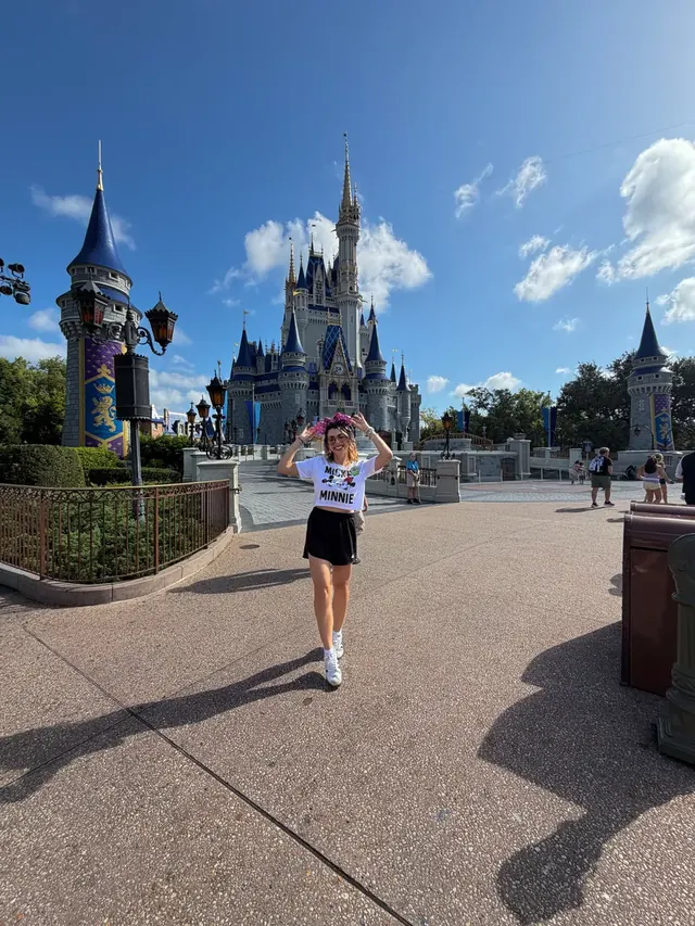 Preset Magic Kingdom aplicado em foto do castelo em Orlando